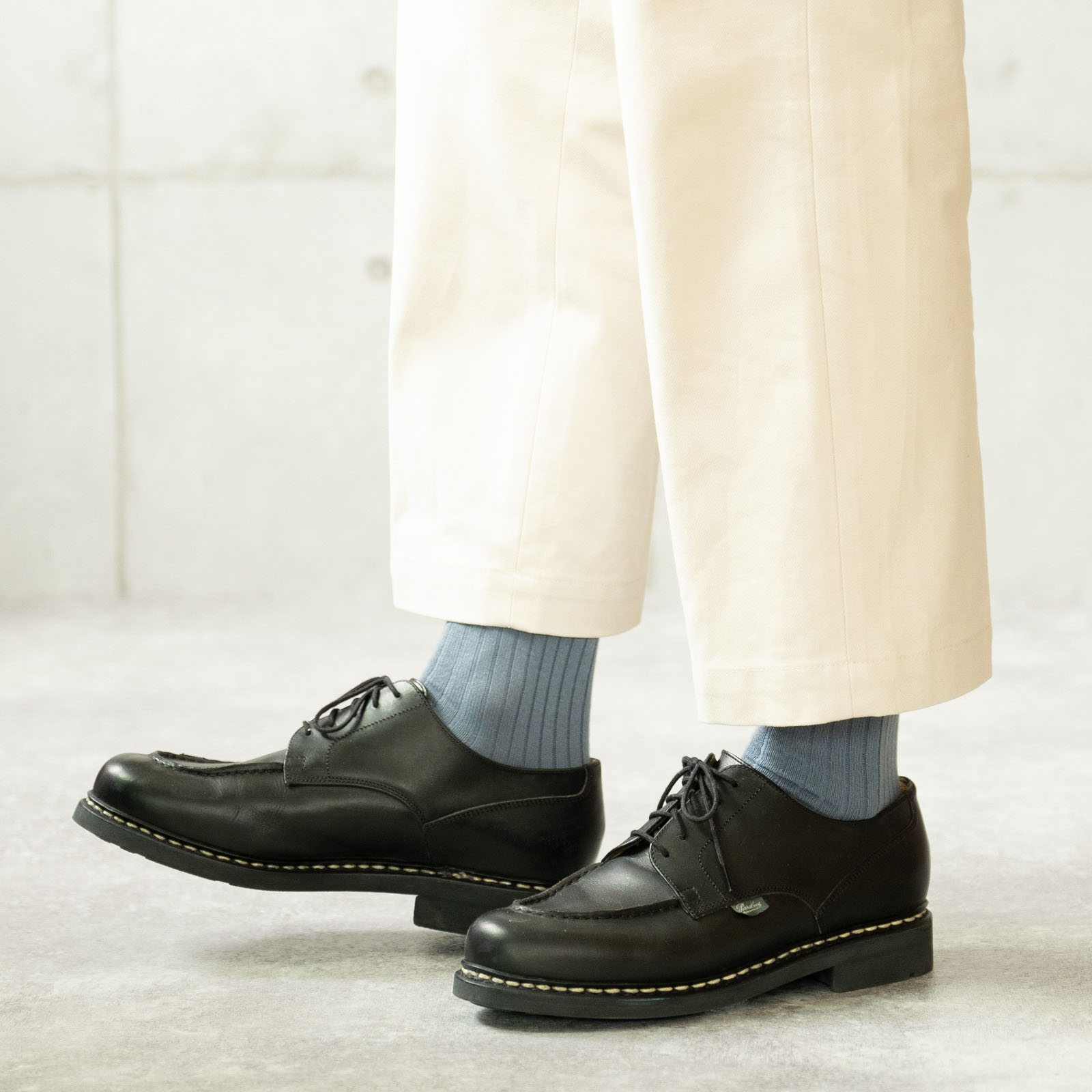メンズ靴下専門ブランド HARUSAKU / [ CC ] Rib bicolor socks 3P set 